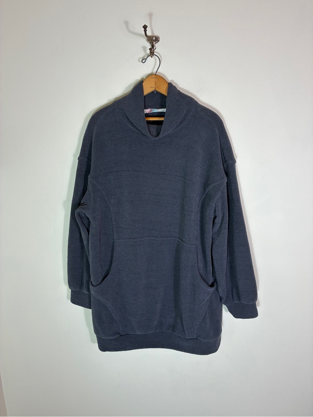 Free People Beach Ronda Slouchy Oversized Gray Tunic Cover Up Size M